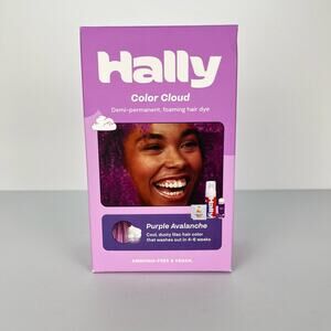 Hally Color Cloud Demi Permanent Foaming Hair Dye Purple Avalanche NEW in Box
